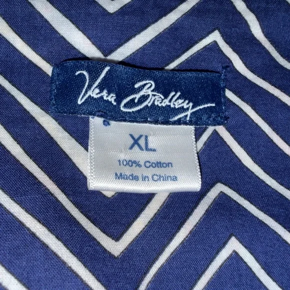 Vera Bradley Venetian Floral Lightweight Pajama Set Top XL Bottom L - Picture 6 of 6